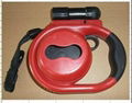 retractable pet leash with LED light 2