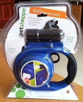 retractable pet leash with LED light 3