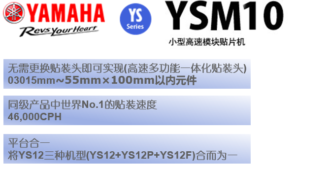 雅馬哈YSM10小型高速模組貼片機(YS12升級版) 2