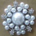 Lara pearl&diamante brooch 1