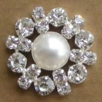 Pearl rhinestone embellishment