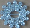 Crystal cluster buckles