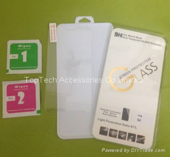 samsung s4 glass screen protector+box-factory offer 2