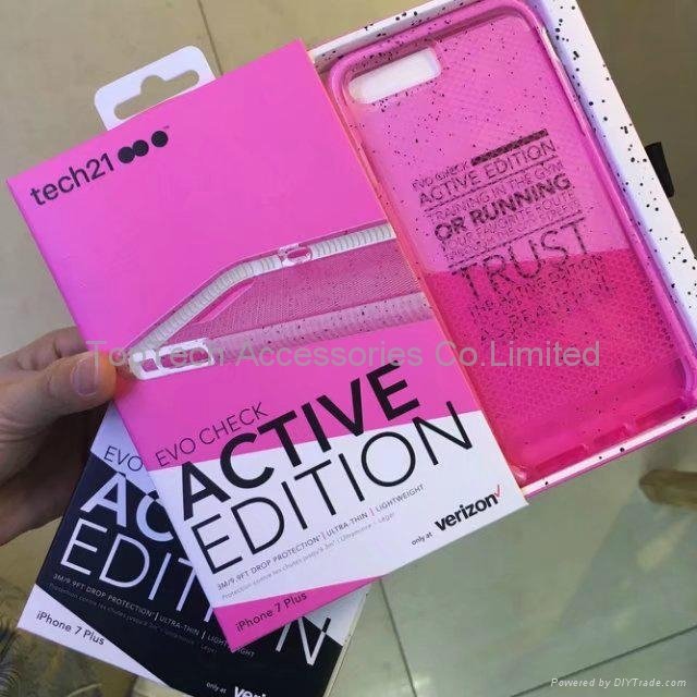 tech21 Evo Check Active Edition Case For iPhone 7 Plus iPhone 7case  Pink& White 3
