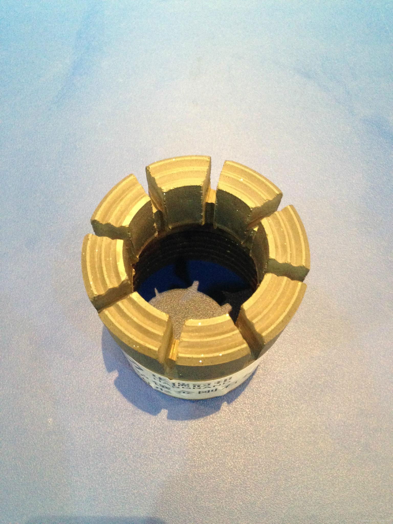 Impregnated core drill bit 