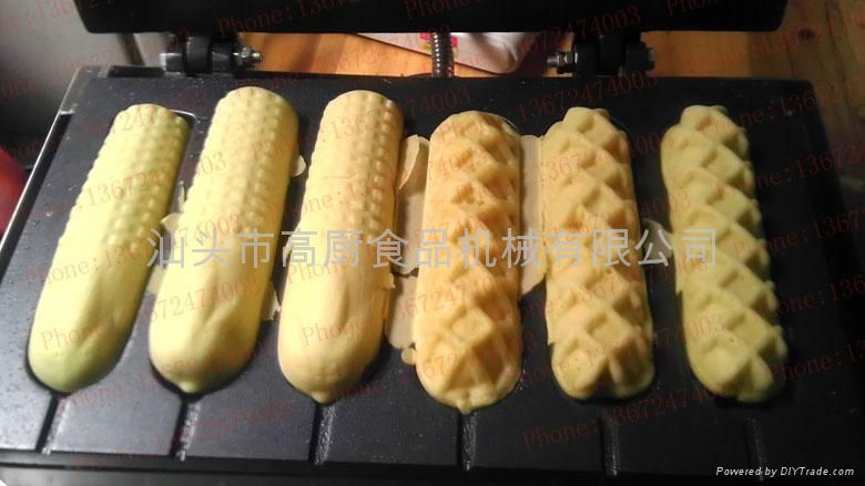 220V or 110V Corn mould of hot dog grill/ Corn oven/ hot dog lolly waffle maker/ 2