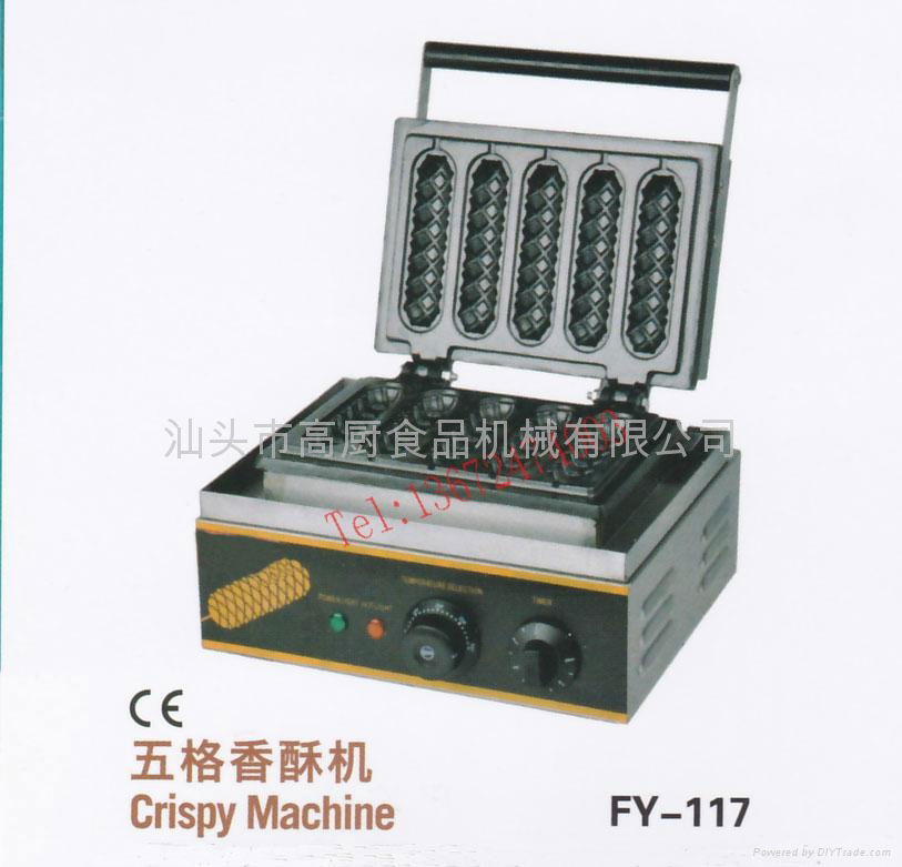 110V/220V with CE for 5 pcs hot dog machine / lolly waffle maker/ hot dog stick