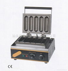 HOT 220v/ 110V hot dog machine,/ French sausage maker/Lolly Waffle maker