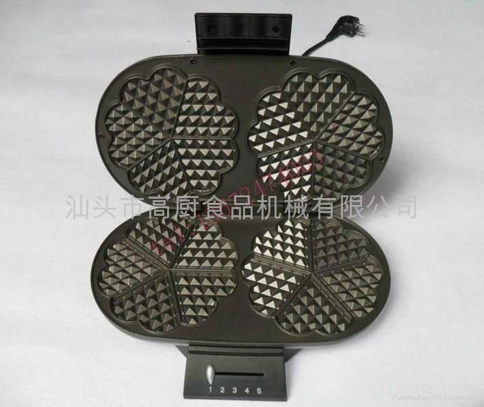 double-end of electric waffle pan/ waffle oven/ cake baker