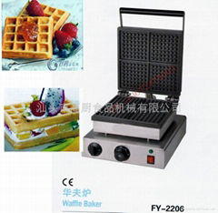 With recipe for square model for waffle maker, waffle oven/ 4 pcs for one time