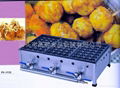 Gas meatball maker/meat ball oven// Takoyaki MAKER/ FISH BALL MAKER 1