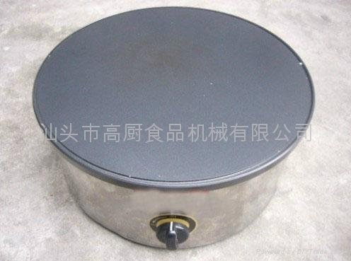 Round type Gas crepe machine/ French crepe maker