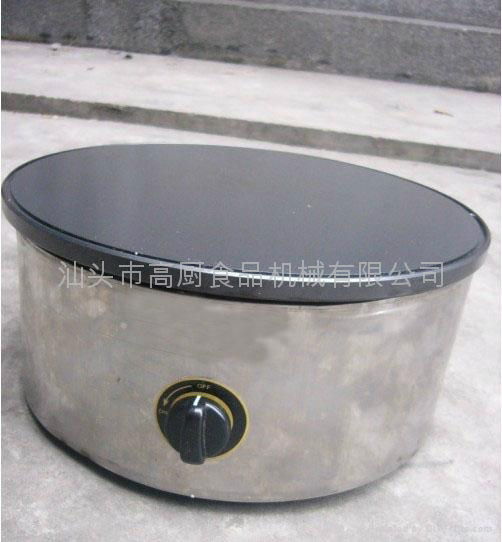 Round type Gas crepe machine/ French crepe maker 2