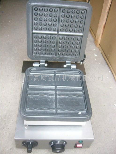 with recipe for 4 pcs Square waffle oven | waffle maker/ waffle making machine 2