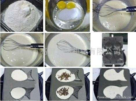 special offer ! gas type fish shape cake grill/ fish cake waffle machine/ 2