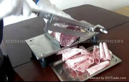 free shipping manual frozen meat slicer / galantine cutter / Root slicer