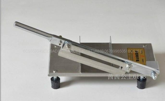 free shipping manual frozen meat slicer / galantine cutter / Root slicer 2