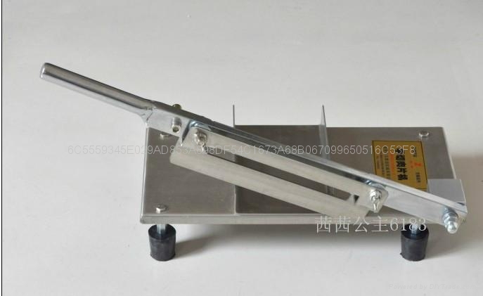 free shipping manual frozen meat slicer / galantine cutter / Root ...