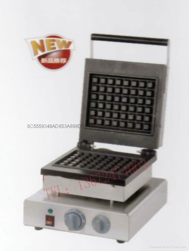 新款电大格不粘华夫炉 松饼机 烤饼机 方形华夫饼机