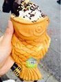 新款电热冰淇淋鲷鱼烧机韩国烤鱼饼机鲷鱼烧雪糕机