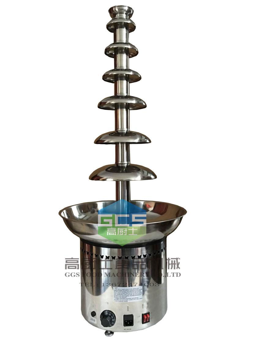 Electric 110v 220v 7 Ters Commercial Chocolate Fountain Machine 2