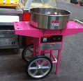  Electric Cotton candy machine with cart candy floss machine Good quality