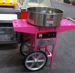  Electric Cotton candy machine with cart candy floss machine Good quality