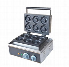 Electric 110v 220v 6 pcs Sweet Donuts Maker Machine Cookies Machine