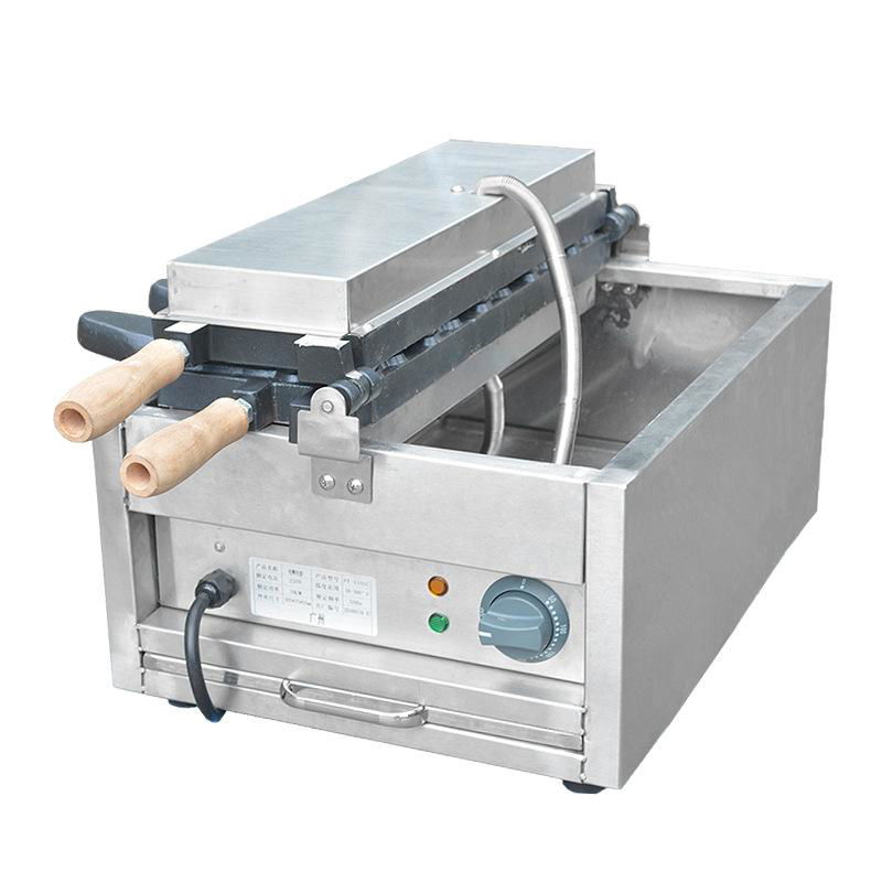 新款電熱開口鯛魚燒機 可放冰淇淋韓式烤魚餅機 2