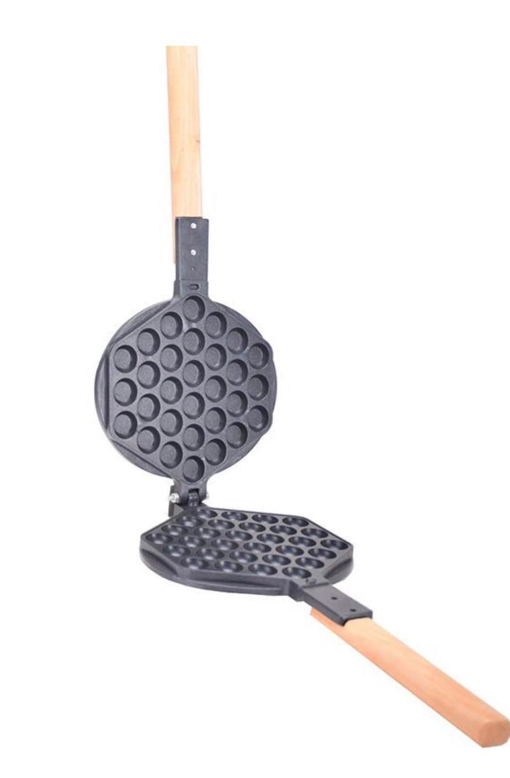 Gas type Non-stick waffle iron Commercial egg waffle maker, Eggettes