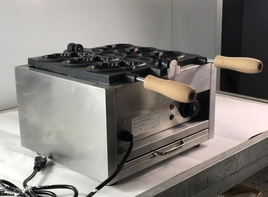 Electric fish Taiyaki maker machine with recipe / fish waffle baker