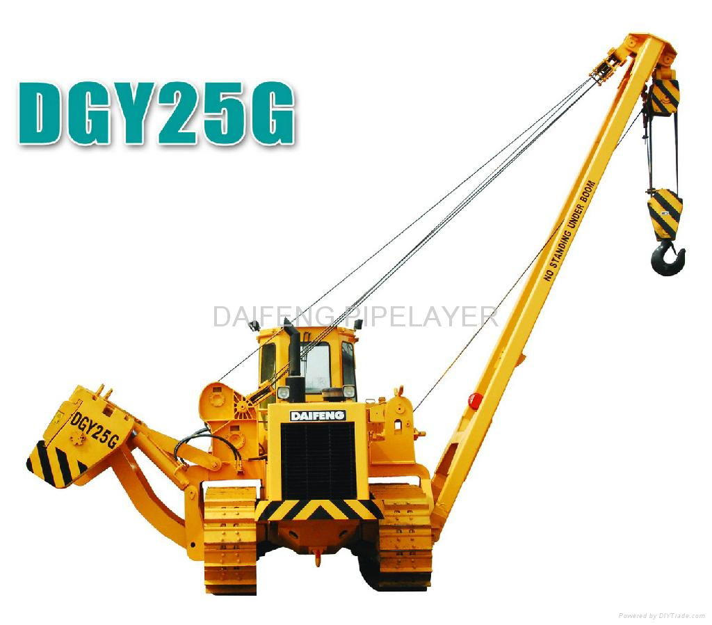 25 Ton Crawler pipelayer for pipeline carrying lifting laying 2