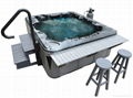 Top grade Acrylic Material and Whirlpool Massage Hot Tub 1