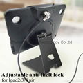 360 degree rotating display Holder with cable lock for tablet pc pad 1/2/3/4/air