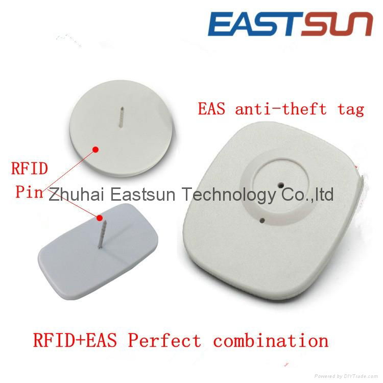  RFID UHF upgrade PIN with EAS security anti-theft tag for Clothing store