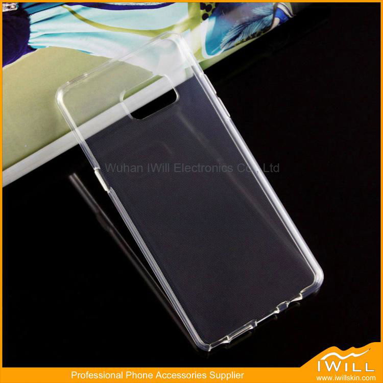 Clear tpu cover gel case for samsung note 6 2