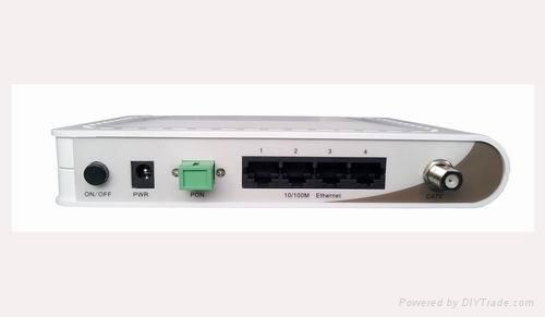 FTTH EPON/GEPON ONU(4FE+1CATV)