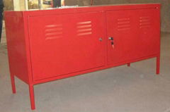 Steel filing cabinet