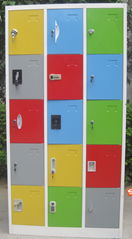 Various Color and Lock 15 Doors Metal