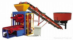 Semi-automatic fly ash brick machine