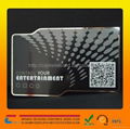 Unique black metal business cards stainless steel metal visiting cards 3