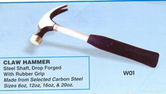 Claw Hammer-Steel handle-Rubber Grip