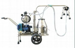 2016 New type Cow milking machine with two bucket for sales