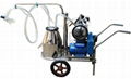 2016 New type Cow milking machine with two bucket for sales 2