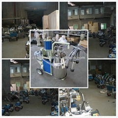 hot sale piston portable milking machine