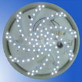 Spiral arm light led aluminum plate fluorescent replacement