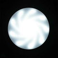 Spiral arm light led aluminum plate fluorescent replacement