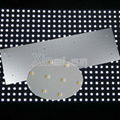 Customized smd 5050 30x30 cm bi-color led panel light white and blue