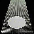 Customized smd 5050 30x30 cm bi-color led panel light white and blue