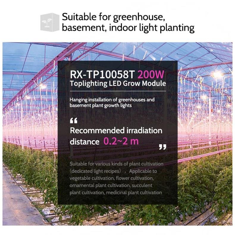 Vertical farming led grow tube light full spectrum plants no fan dimming 6